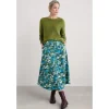 Seasalt Cornwall Swallow Hill Printed A-Line Skirt | Women Skirts
