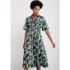 Seasalt Cornwall Wild Liquorice Shirt Dress in GOTS-Certified Organic Cotton | Women Dresses